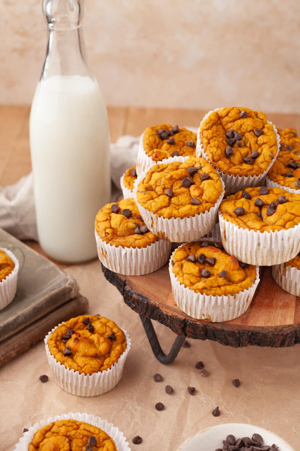 Cottage Cheese Pumpkin Muffins