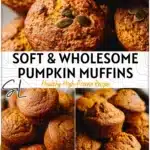 Flourless Pumpkin Muffins That Are Soft and Wholesome