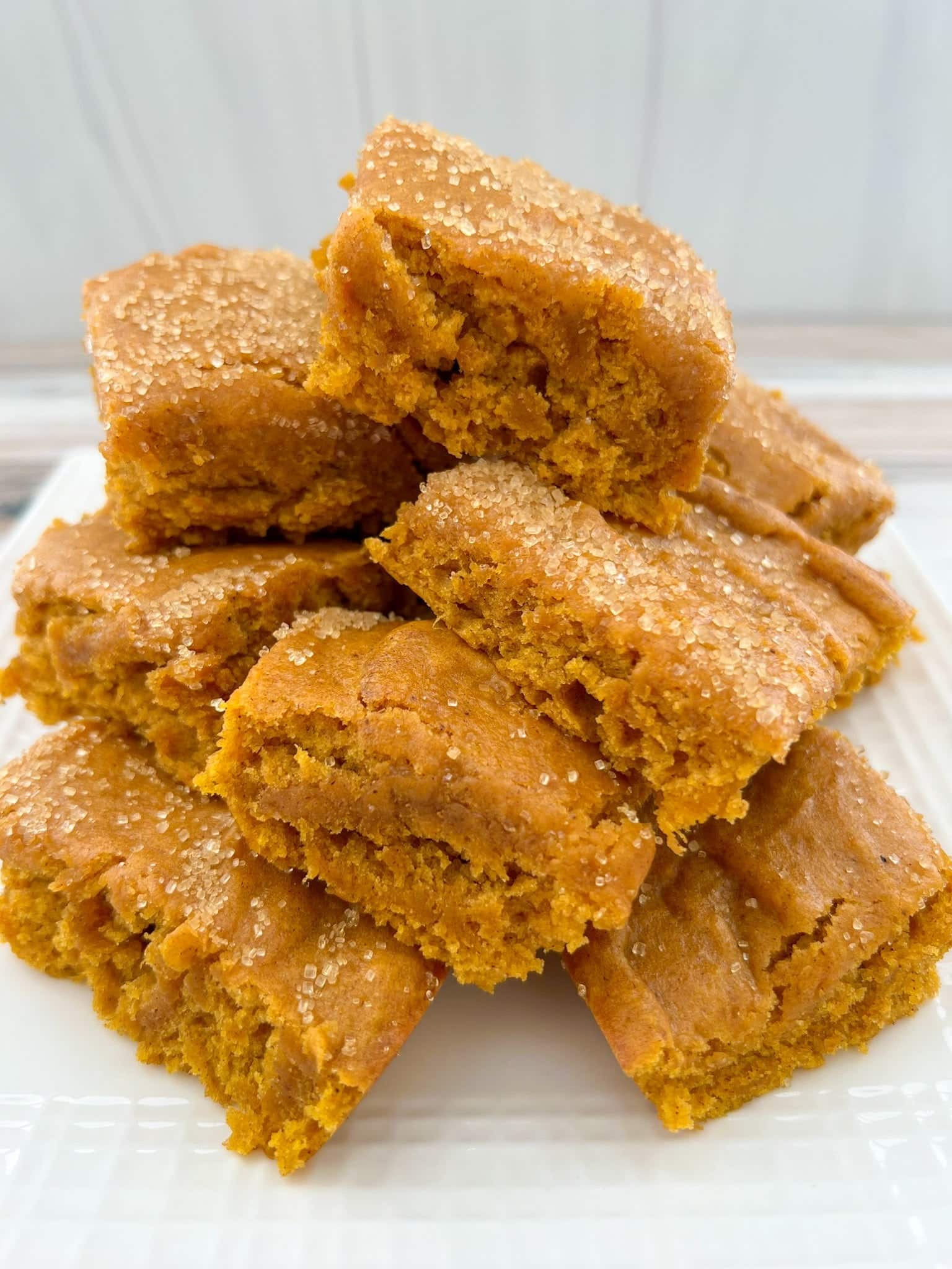 Sugar Cookie Vegan Pumpkin Bars