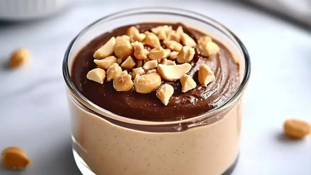 5-Minute Cottage Cheese Peanut Butter Mousse