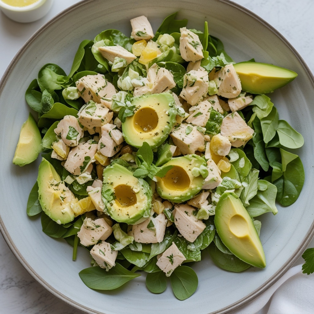 Fresh Herb Chicken Avocado Salad