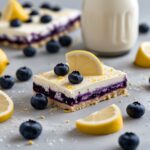 High-Protein Blueberry Lemon Pie Bars