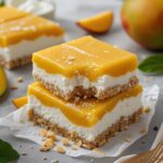 No-Bake Mango Cottage Cheese Frozen Bars