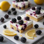 Cottage Cheese Blackberry Lemon Bars