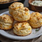 Keto Air Fryer Cheddar Cottage Cheese Biscuits