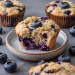 High-Protein Cottage Cheese Blueberry Muffin Tops