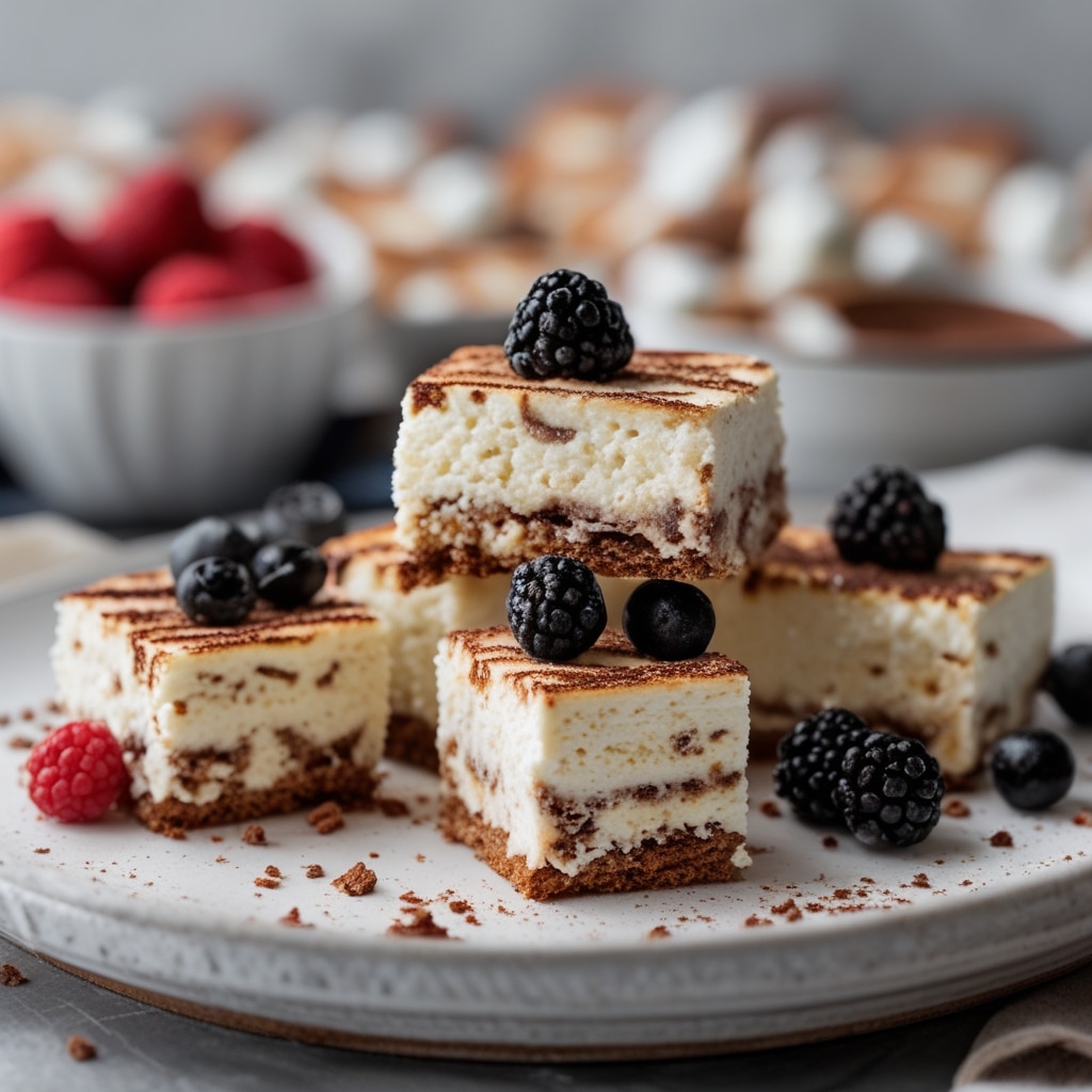 Protein-Packed Cottage Cheese Tiramisu Bites