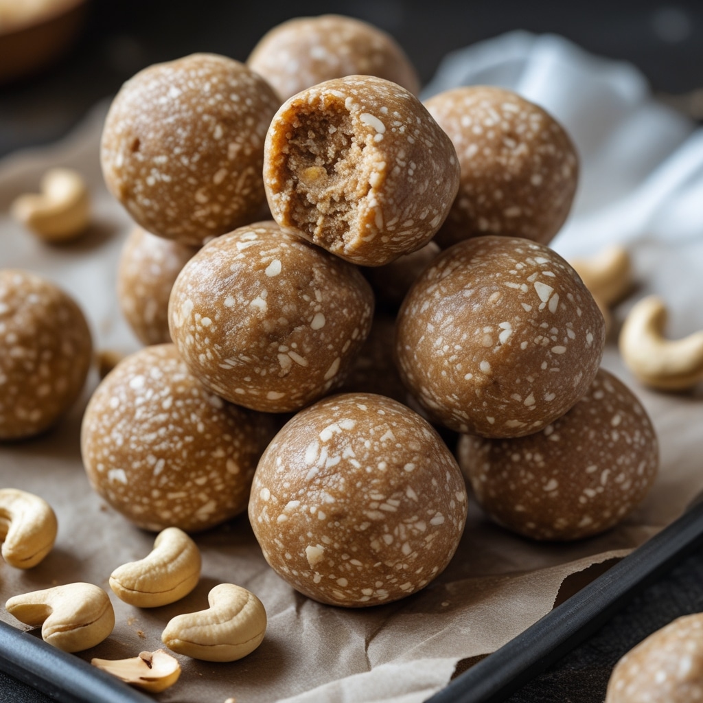 Cashew Butter High-Protein Energy Balls