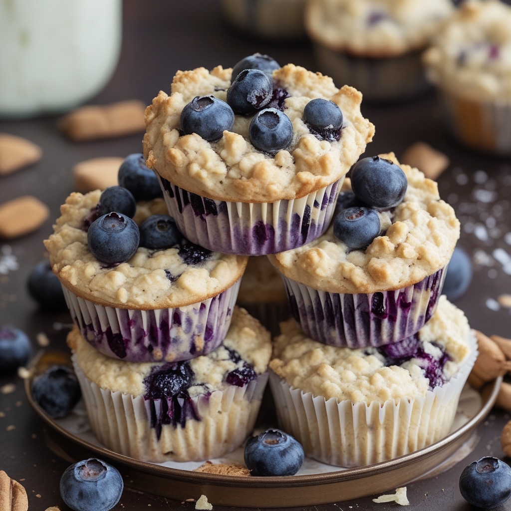 High-Protein Cottage Cheese Blueberry Muffin Tops