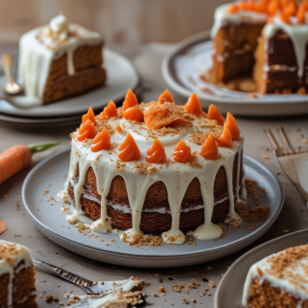 High-Protein Carrot Cake with Greek Yogurt