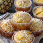 Pineapple & Coconut Cottage Cheese Muffins