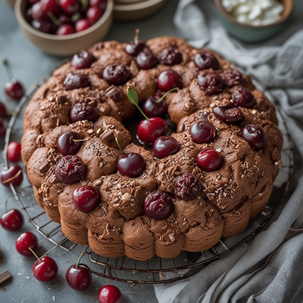 Cottage Cheese Cherry Cocoa Cloud Bread