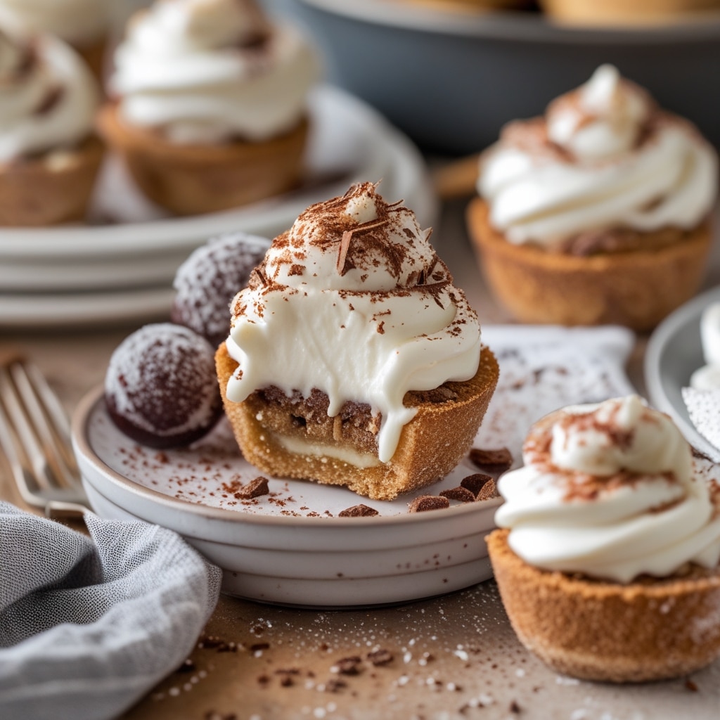 No-Bake Greek Yogurt Tiramisu Bites