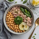 Mediterranean Chickpea Tuna Bowl