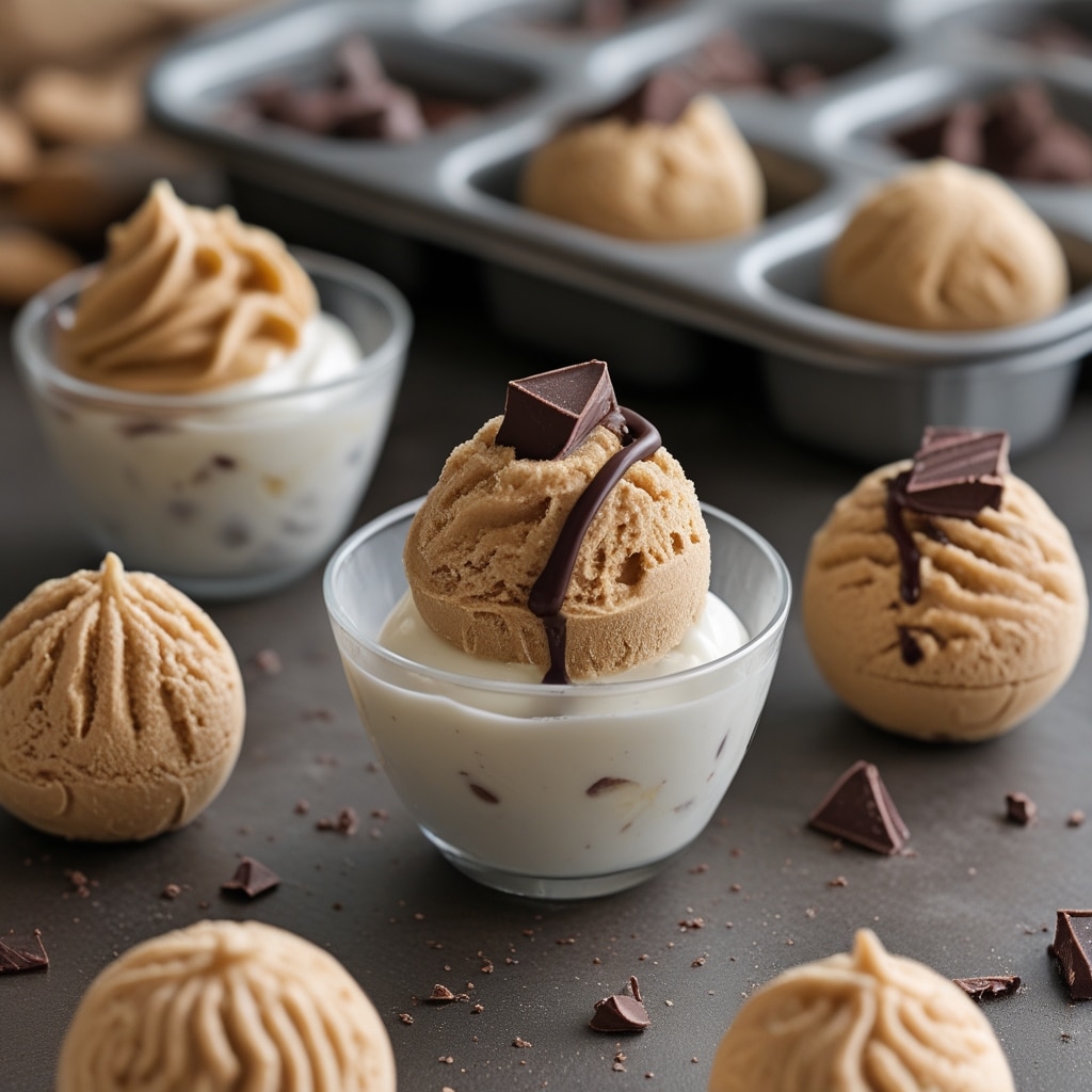 Peanut Butter Frozen Yogurt Bites (with Greek Yogurt + Chocolate)