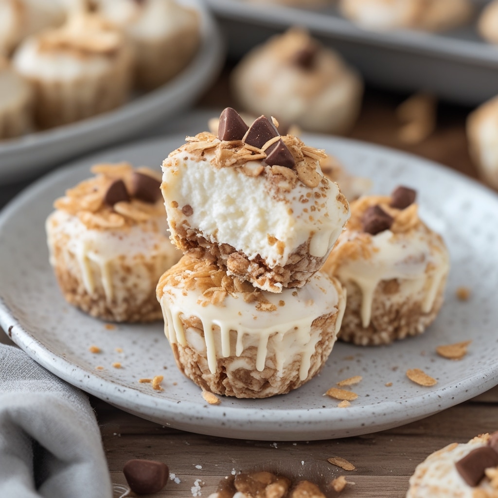 No-Bake Cottage Cheese Cheesecake Protein Bites