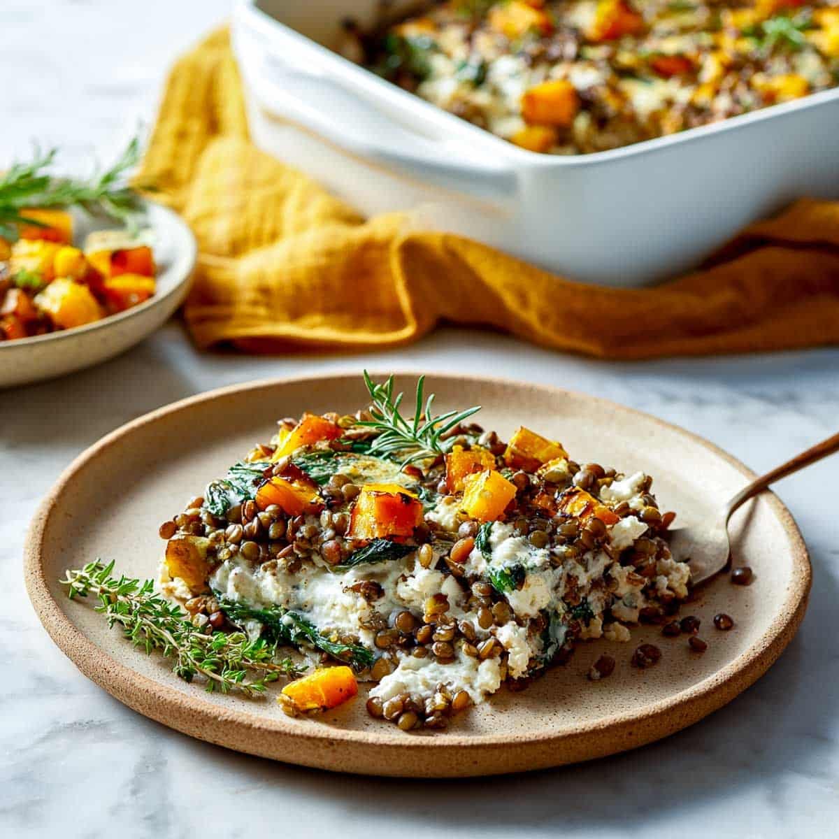 Protein-Packed Fall Cottage Cheese Casserole