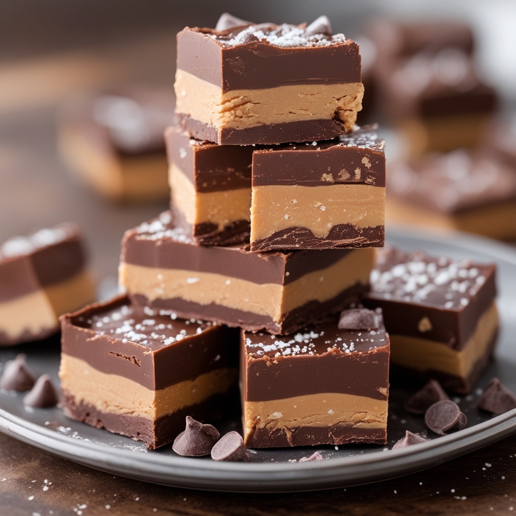 High-Protein Chocolate Peanut Butter Fudge (No-Bake)