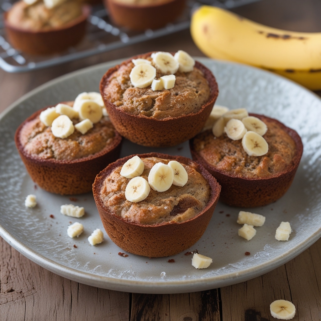Flourless Cottage Cheese Banana Bread Bites