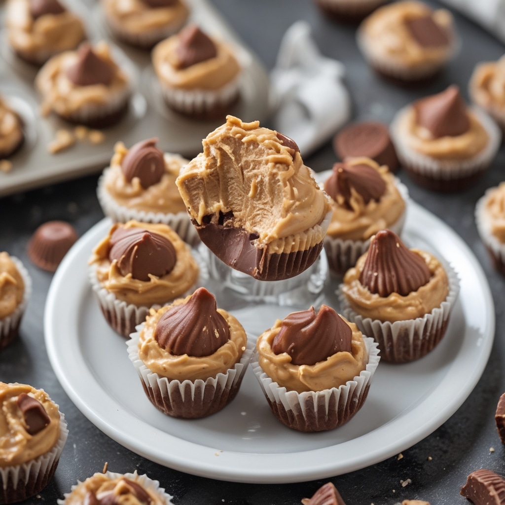 No-Bake Cottage Cheese Peanut Butter Cup Bites