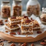 Protein Cottage Cheese Maple Pecan Bars