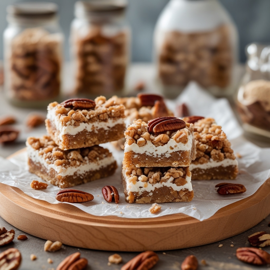 Protein Cottage Cheese Maple Pecan Bars