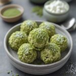 Cottage Cheese Matcha Green Tea Bites