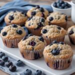 Blueberry and Chocolate Cottage Cheese Muffins