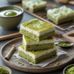 Cottage Cheese Matcha Green Tea Breakfast Bars
