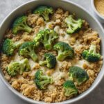 Cheesy Broccoli Quinoa Casserole