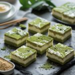Cottage Cheese Matcha Green Tea Breakfast Bars
