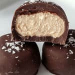 High Protein Frozen Peanut Butter Greek Yogurt Bites