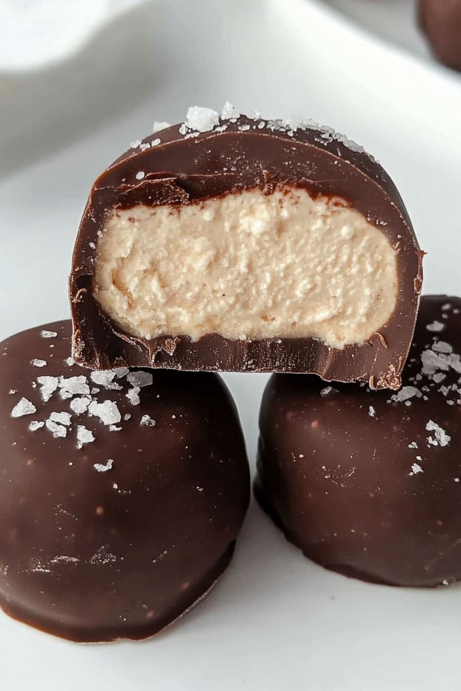 High Protein Frozen Peanut Butter Greek Yogurt Bites