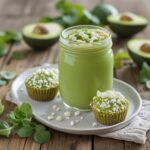 Cottage Cheese Avocado Green Smoothie Bites
