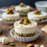No-Bake Cottage Cheese Pistachio Cheesecake Bites