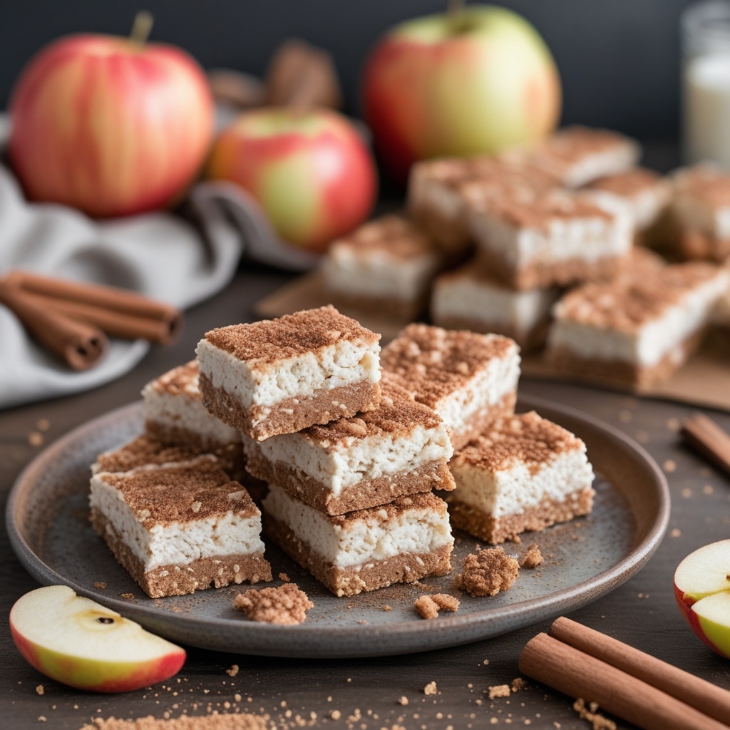Protein Cottage Cheese Apple Cinnamon Breakfast Bars