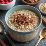 High-Protein Maple Cinnamon Overnight Oats