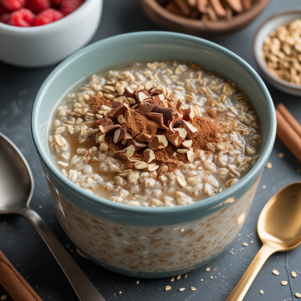 High-Protein Maple Cinnamon Overnight Oats