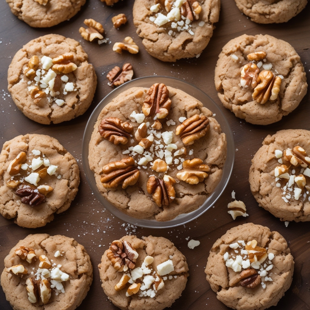 Easy Cottage Cheese Maple Walnut Protein Cookies