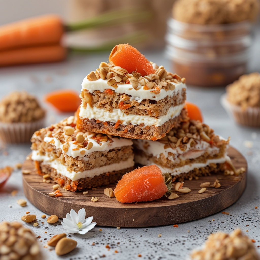 High-Protein Cottage Cheese Carrot Cake Bites