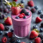 Keto-Friendly Berry Protein Smoothie