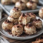 No-Bake Cottage Cheese Tiramisu Protein Bites