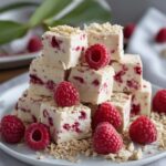 No-Bake Cottage Cheese Raspberry Protein Bites