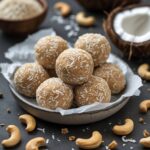 No-Bake Coconut Cashew Protein Bites