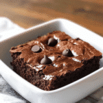 Cottage Cheese Microwave Brownie