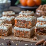 High-Protein Cottage Cheese Carrot Cake Bars
