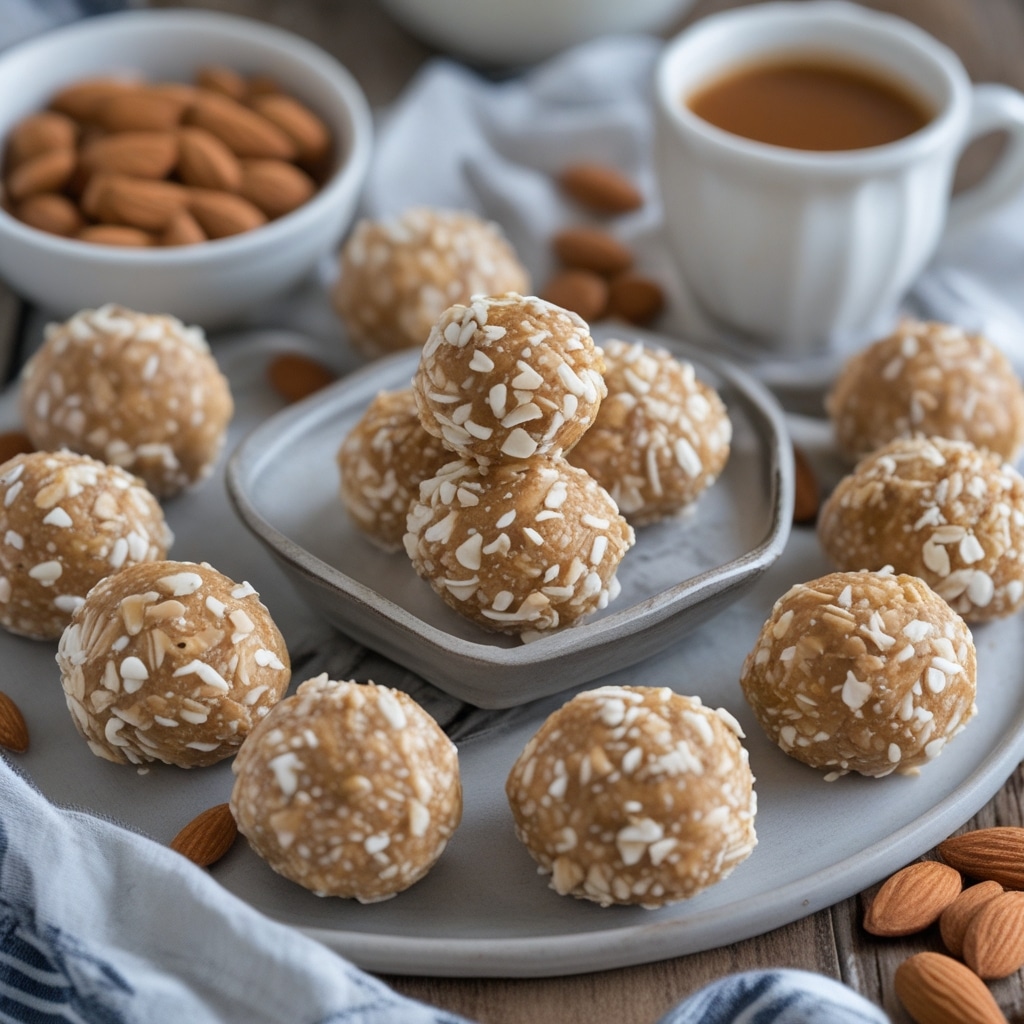 No-Bake Almond Butter Cottage Cheese Energy Bites