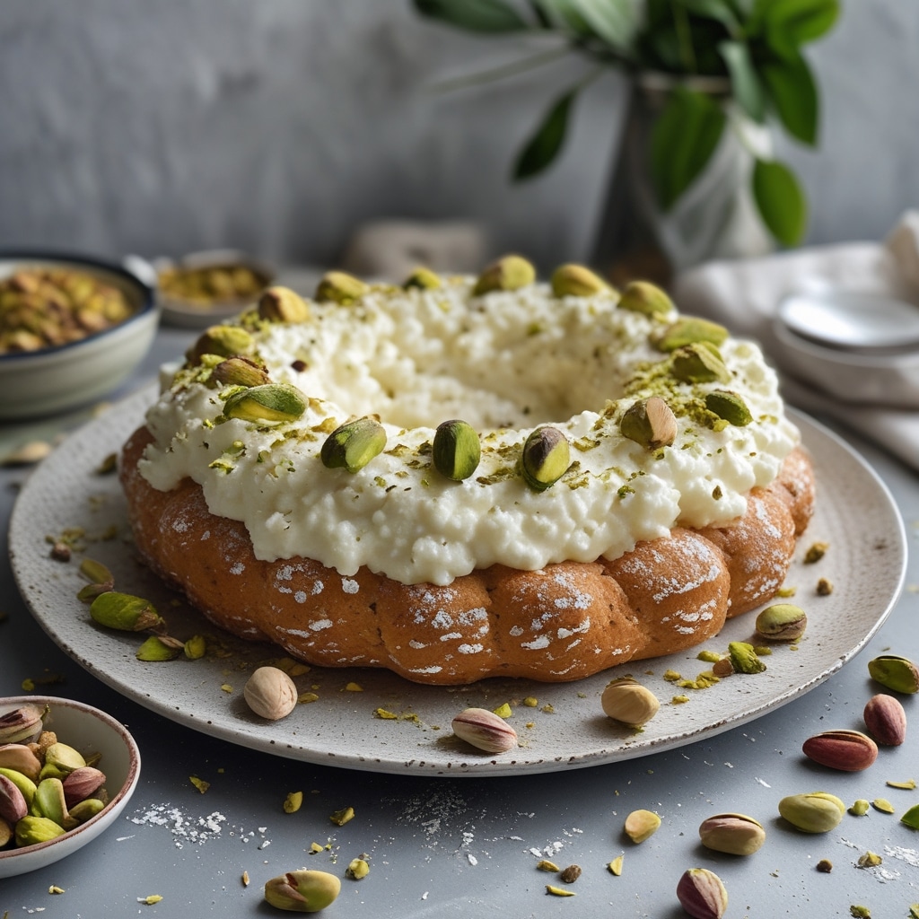 Cottage Cheese Pistachio Cloud Bread