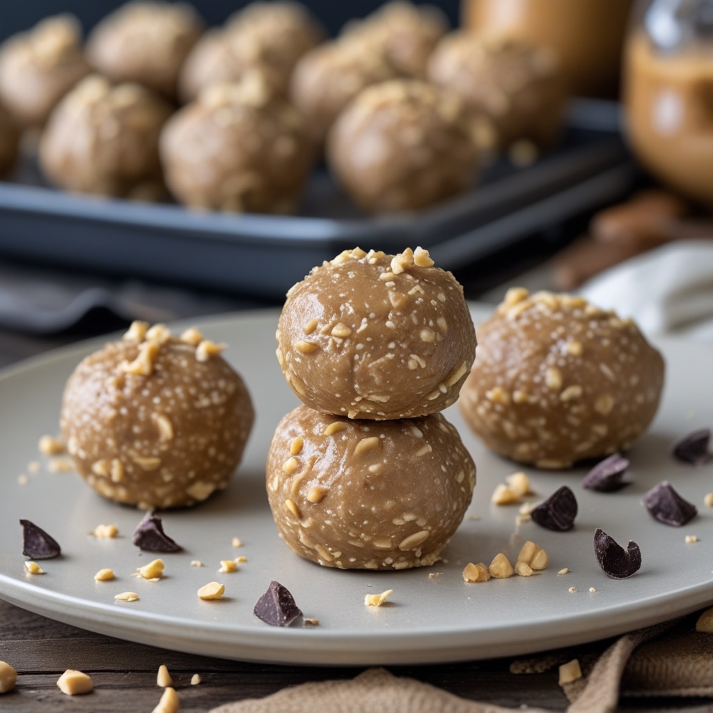 No-Bake Peanut Butter Banana Protein Bites