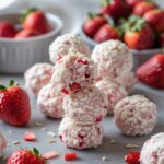 No-Bake Strawberry Cottage Cheese Protein Bites